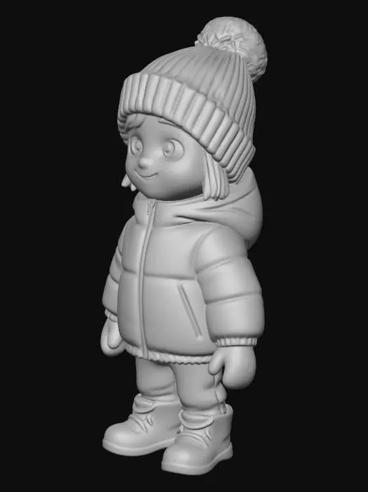 3D model for Cozy Winter Kid