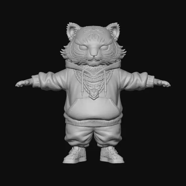 3D model for Streetwise Snow Tiger