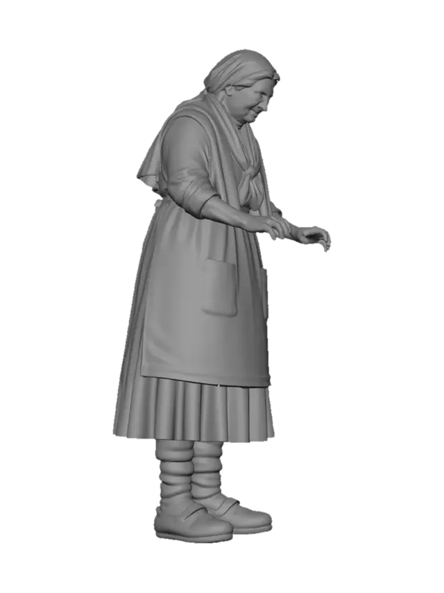 3D model for Grandma in an Apron