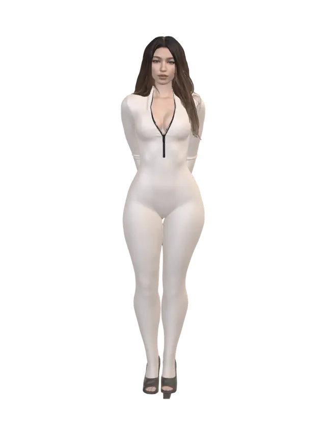 MissBo - Twilight 3D model, vytvořený pomocí AI