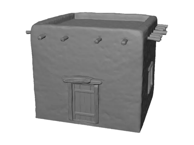 3D model for Desert Dwelling