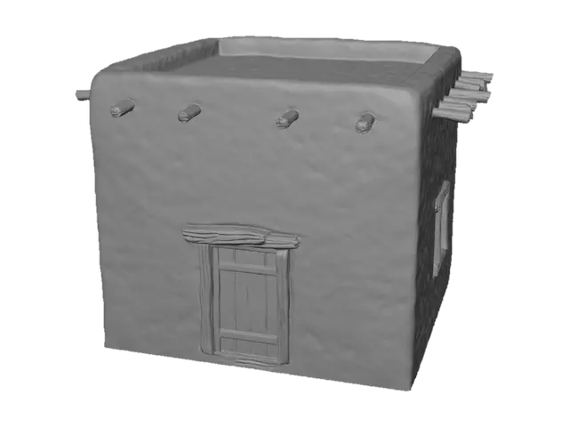 3D model for Desert Dwelling