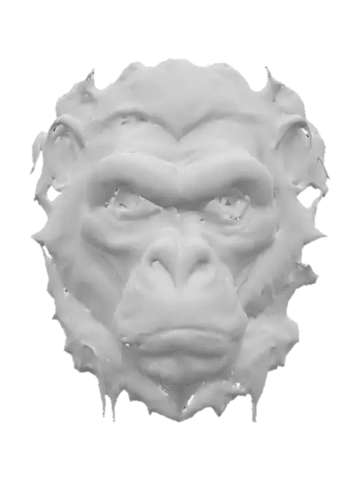 3D model for Tête Gorille_