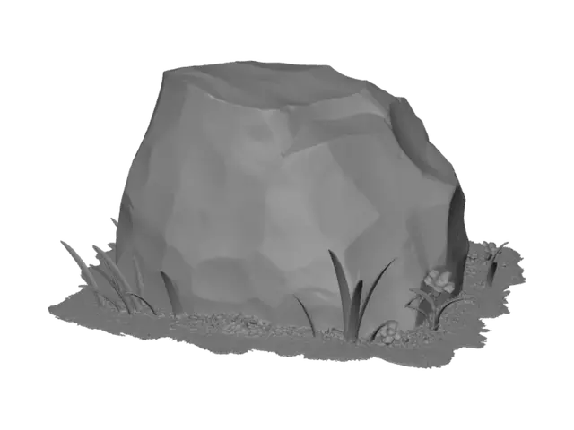 3D model for Meadow Boulder
