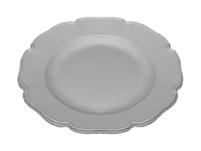 3D model for Blue Floral Plate