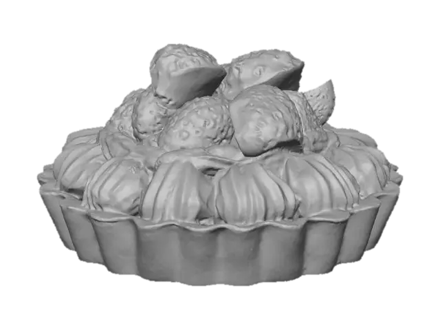 3D model for Strawberry Tart