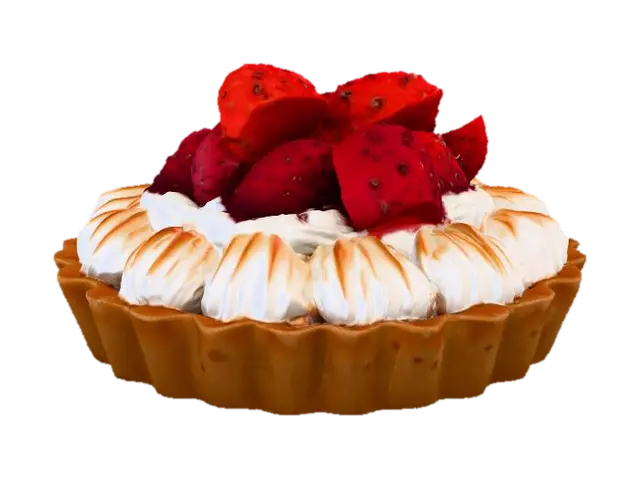 3D model for Strawberry Tart