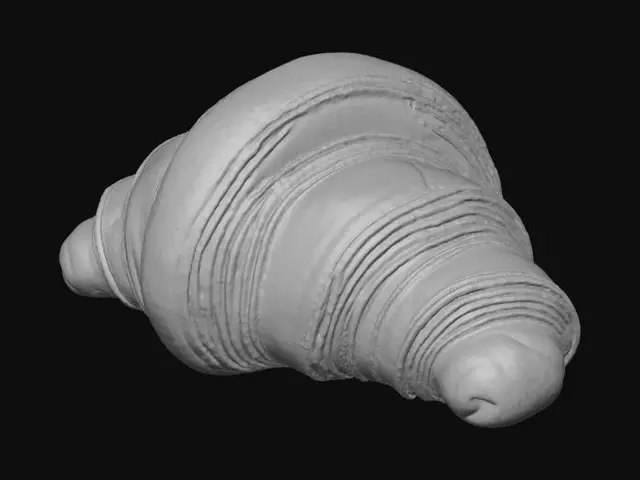 3D model for Golden Croissant