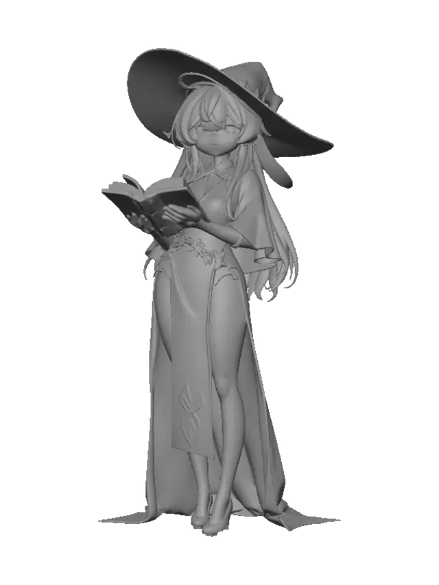 3D model for Starry Tome Witch