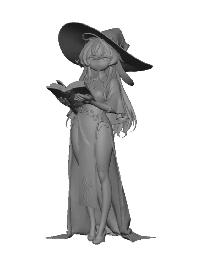 3D model for Starry Tome Witch