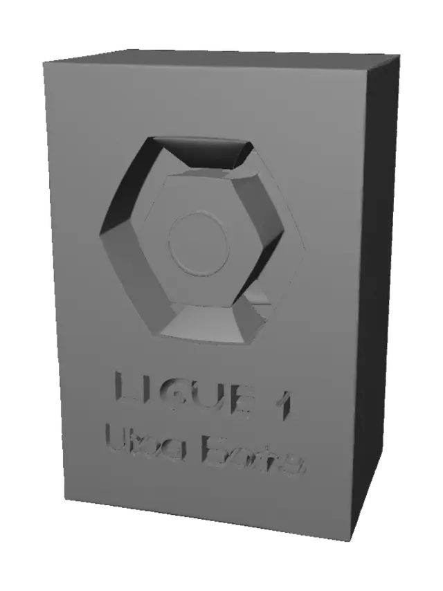 3D model for Ligue 1 Uber Eats Logo