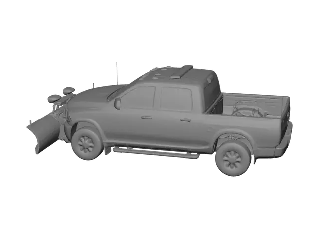 3D model for Monster Snowplow