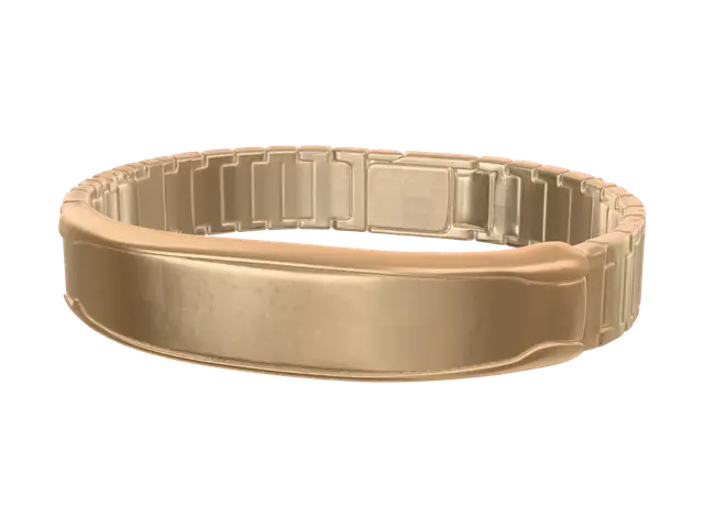 gold whoop - Bracelet 3D model, vytvořený pomocí AI