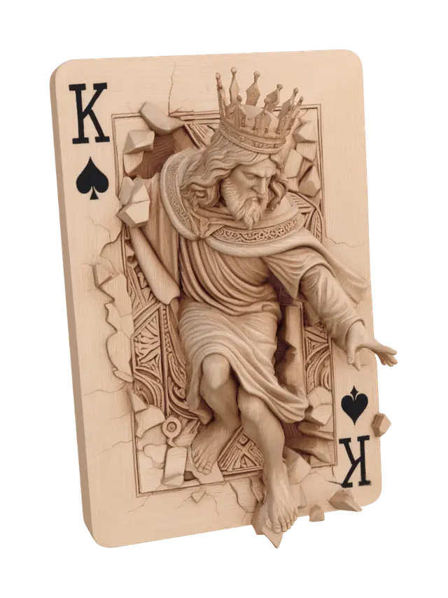 3D model for Emergence of the King of Spades