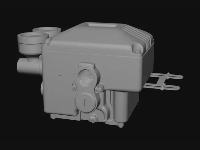 3D model for PowerGen dual-gauge air regulator