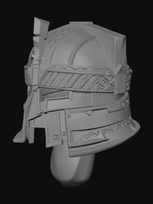 3D model for Ironclad War Helmet
