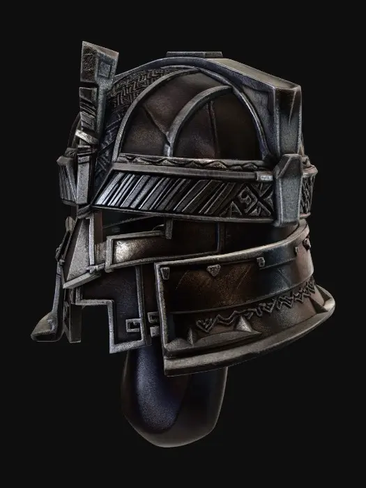 3D model for Ironclad War Helmet