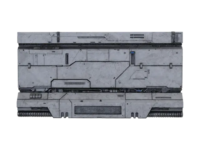 3D model for Industrial Starship Hull