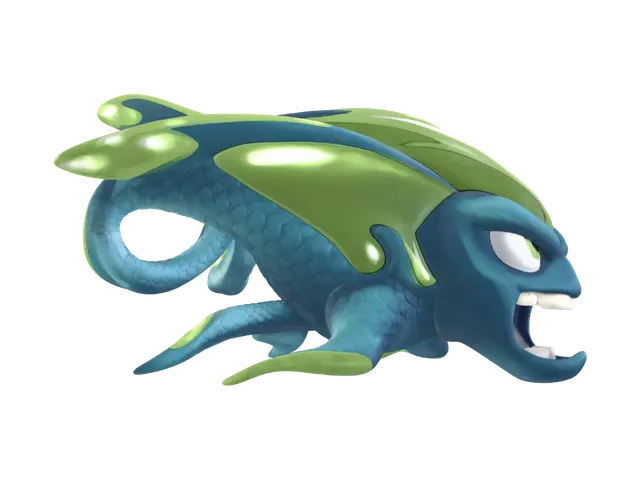 Azure Tempest 3D model, vytvořený pomocí AI