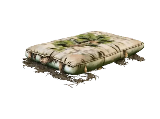 3D model for Straw Stuffed Mattress 1