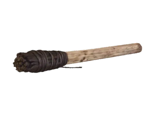 3D model for Wooden Torch