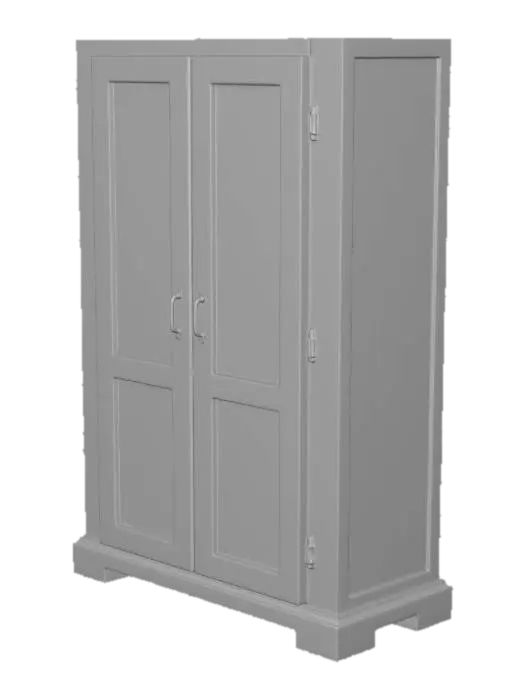 3D model for Old Wardrobe