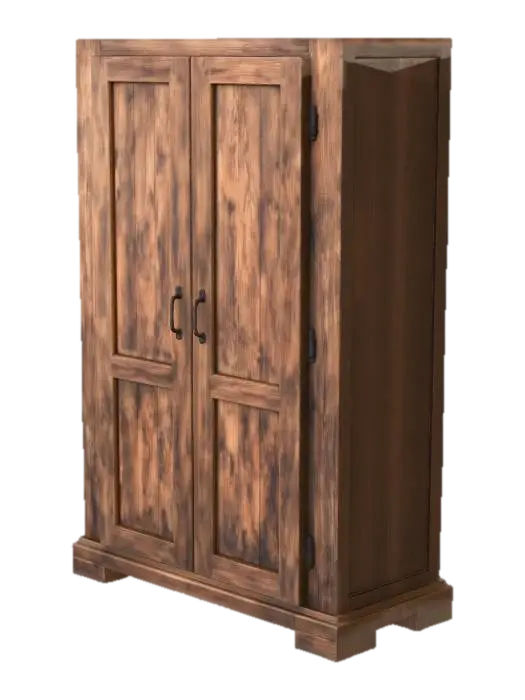 3D model for Old Wardrobe