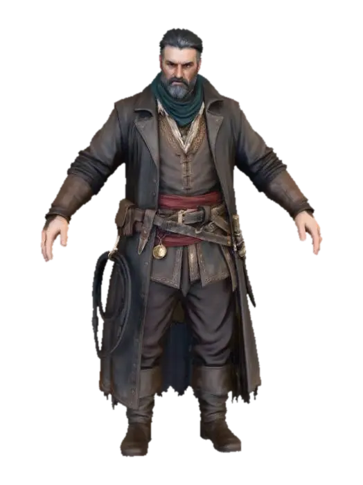The Leader - Guide 3D-model, gegenereerd door AI