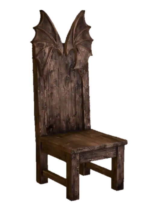 Modelo 3D de Dragon-Wing Chair, generado por IA