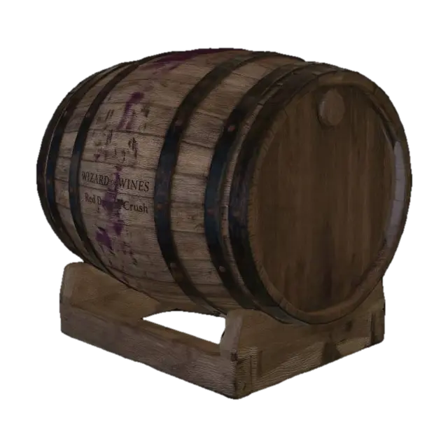 Wine Barrel 1 - Oak 3D model, vytvořený pomocí AI