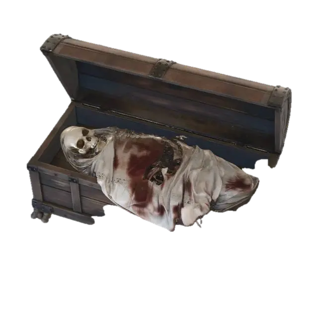 Unearthed Remains - Tomb 3D model, vytvořený pomocí AI