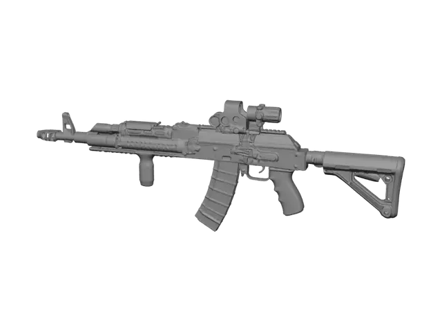 3D model for Midnight Tactical Rifle