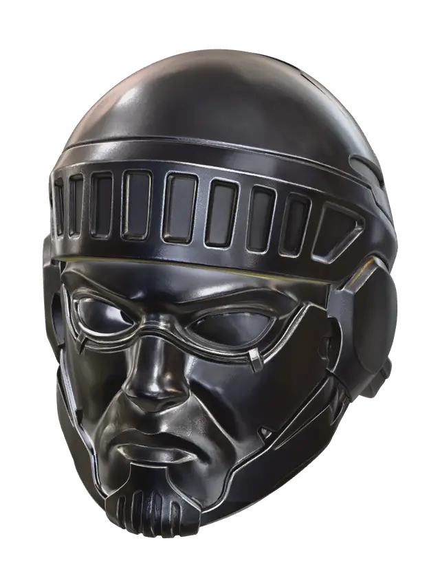 3D model for Modern Helldivers Helmet