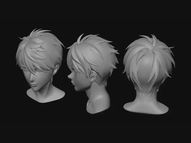 3D model for Three-View Portraits