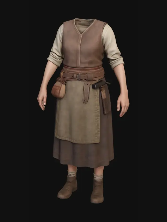 3D model for Leatherworker's Apprentice