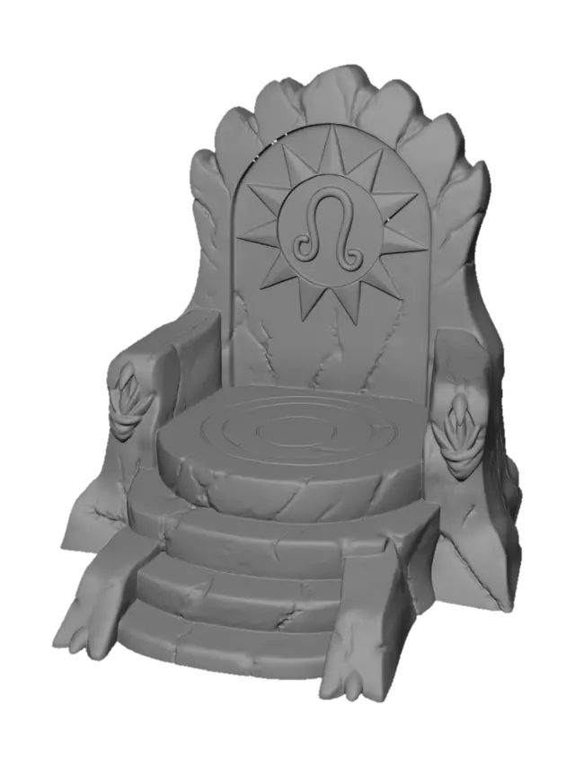 3D model for Leo Throne