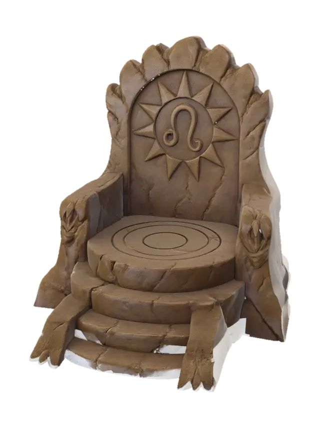 3D model for Leo Throne
