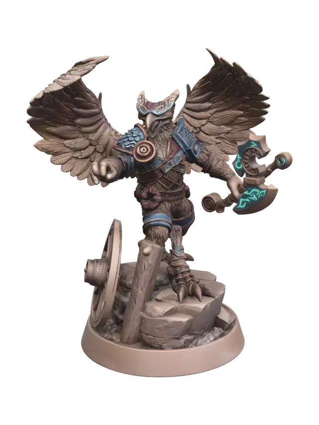 3D model for Weathered Aarakocra