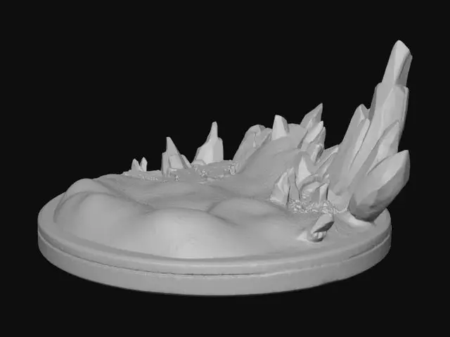 3D model for Crystalline Frost Scape