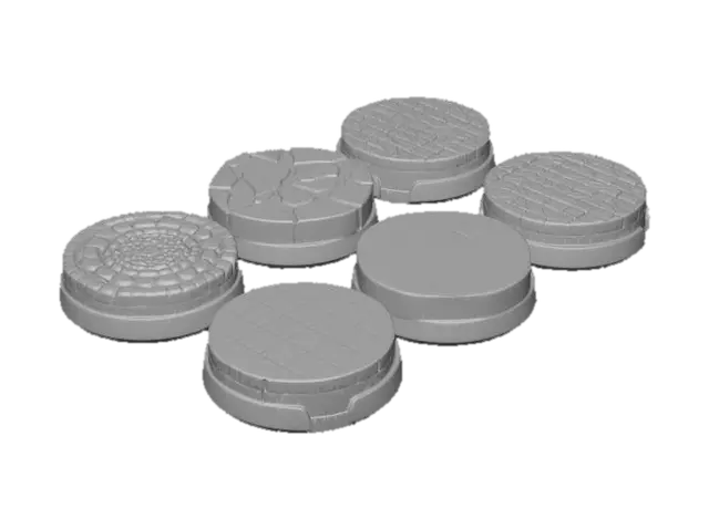 3D model for Textured Circles Collection