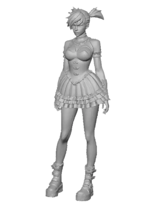 3D model for Gothic Hallway Stance