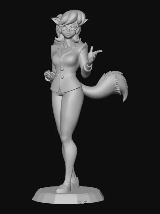 3D model for Business Cat Lady
