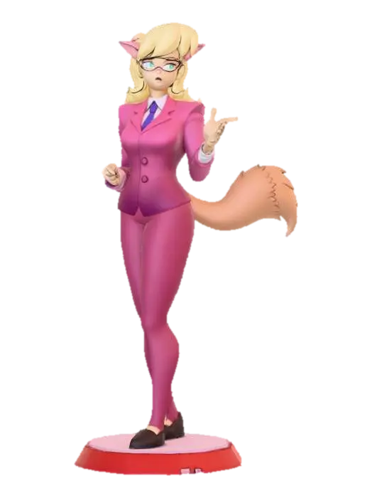 3D model for Business Cat Lady