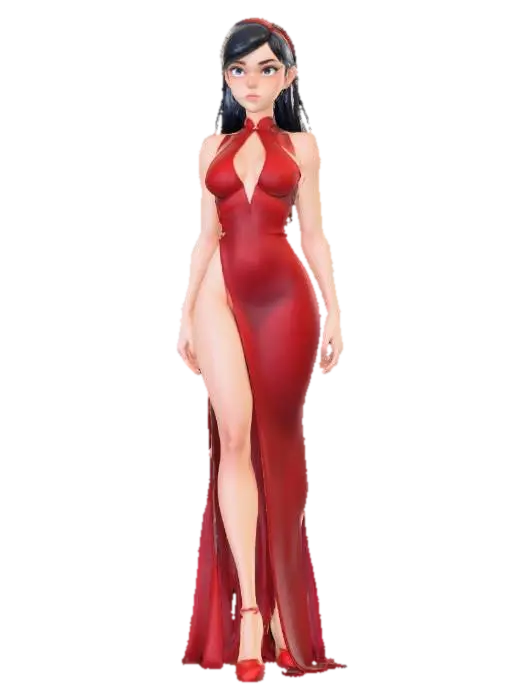 3D model for Red Elegance
