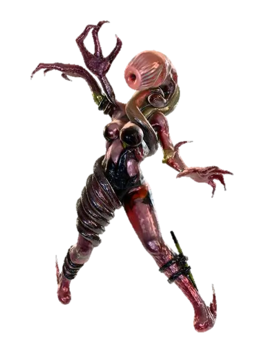 Corrupted Form 3D model, vytvořený pomocí AI