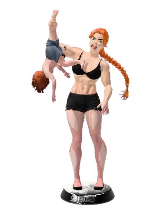 Strength Display - Barbell 3D model, vytvořený pomocí AI