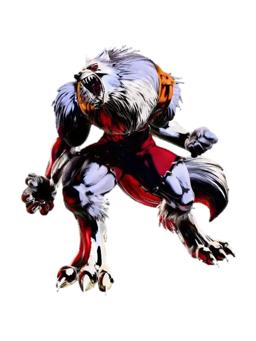 Crimson Howl - Branding 3D model, AI generated