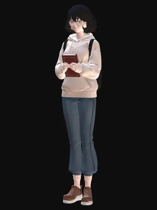 3D model for Bookish Stroll