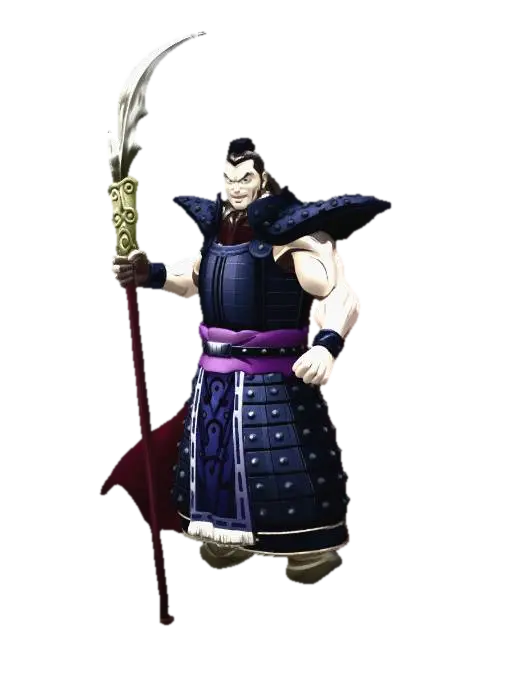 Crescent Blade General - Kingdom 3D model, vytvořený pomocí AI