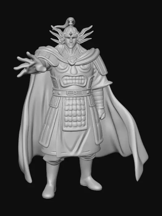 3D model for Crimson Iron Warlord
